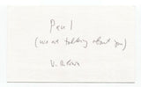 Volodymyr Dibrova Signed 3x5 Index Card Autographed Signature Author Writer