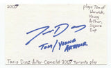 Tavis Danz Signed 3x5 Index Card Autographed Signature Actor NCIS