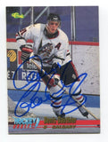 1995 Classic Denis Gauthier Signed Card Hockey NHL Autograph AUTO #19