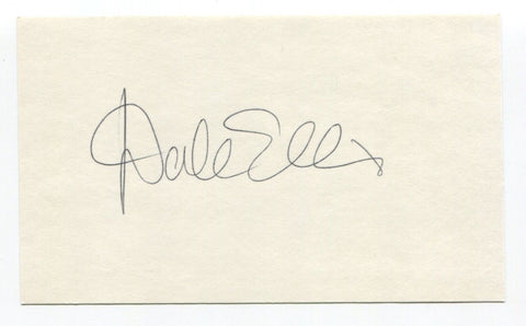 Dale Ellis Signed 3x5 Index Card Autographed Basketball NBA Dallas Mavericks