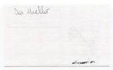 Don Mueller Signed 3x5 Index Card Autographed MLB Baseball 1954 New York Giants