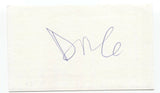 Douglas Coupland Signed 3x5 Index Card Autographed Signature Author Artist