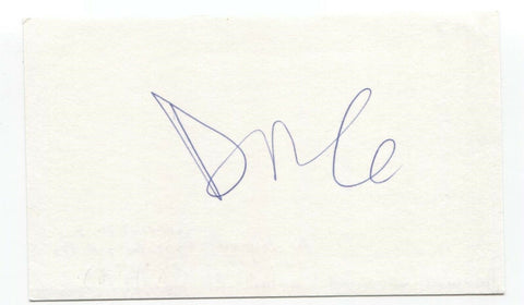Douglas Coupland Signed 3x5 Index Card Autographed Signature Author Artist