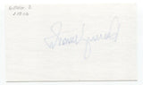 Denny Lemaster Signed 3x5 Index Card Baseball Autographed Signature