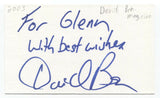 David Ben Signed 3x5 Index Card Autographed Signature Magician