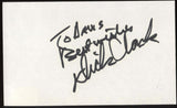 Dick Clark Signed Index Card Signature Autographed AUTO  