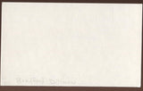 Bradford Dillman Signed Index Card Autographed 1993 Autographed 