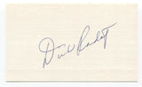 Dick Radatz Signed 3x5 Index Card Baseball Autographed Signature