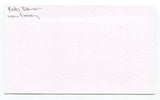 Robert "Indian Bob" Johnson Signed Cut Index Card Autographed Baseball MLB
