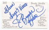 Brooke Wendle Signed 3x5 Index Card Autographed Actress Winter's Tale