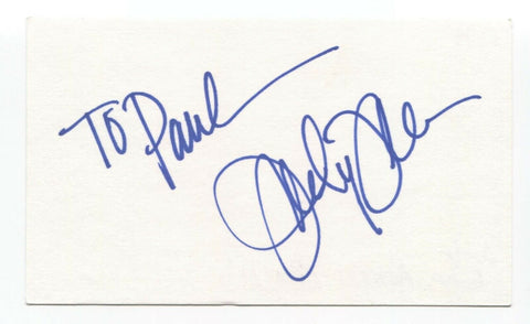 Joely Fisher Signed 3x5 Index Card Autographed Signature Actress