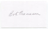 Bob Thomason Signed 3x5 Index Card Autograph Football Philadelphia Eagles