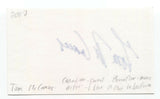 Tom McCamus Signed 3x5 Index Card Autographed Signature Actor