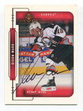 1999 Upper Deck Dixon Ward Signed Card Hockey NHL Autograph AUTO #27