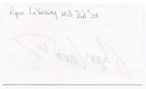 Ryan Lavarnway Signed 3x5 Index Card Autographed MLB Baseball Boston Red Sox