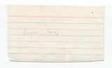 Roger Smith Signed 3x5 Index Card Autographed Signature Actor 77 Sunset Strip