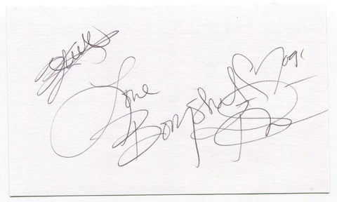 Bomshel Signed 3x5 Index Card Autographed Band Kristy Osmunson Kelley Shepard
