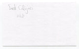 Fred Caligiuri Signed 3x5 Index Card Autographed Baseball Philadelphia Athletics