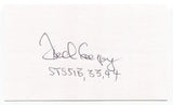 Frederick Gregory Signed 3x5 Index Card Autographed Space NASA Astronaut