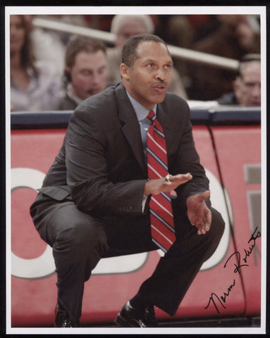 Norm Roberts Signed 8x10 Photo College NCAA Basketball Coach Autographed