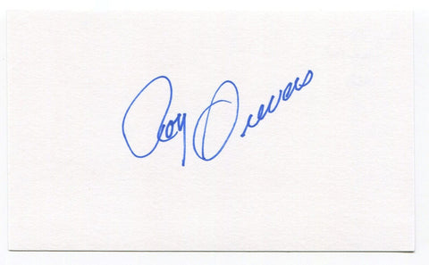 Roy Sievers Signed 3x5 Index Card Autographed MLB Baseball Washington Senators