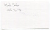 Bob Smith Smith Signed 3x5 Index Card Autographed MLB Baseball Boston Red Sox