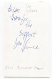 The Sidemen - Vince Maccarone Signed 3x5 Index Card Autographed Signature