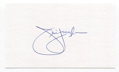 Jim Furyk Signed 3x5 Index Card Autographed PGA Golf Golfer