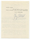 Mary Elwyn Patchett Signed Letter TLS Autographed Signature Author The Brumby