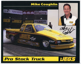 Mike Coughlin Signed 8x10 inch Photo NASCAR Racing Race Car Driver