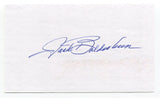 Jack Baldschun Signed 3x5 Index Card Autographed Baseball Philadelphia Phillies