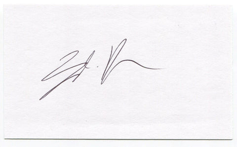 Edie Rhoads Signed 3x5 Index Card Autographed Author Poet Poetry