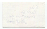 Albert Howell Signed 3x5 Index Card Autographed Signature Comedian Poet Conan
