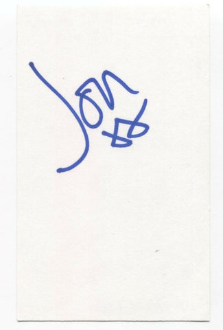 The Levellers - Jon Sevink Signed 3x5 Index Card Autographed Signature Band