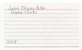 Jason Mewes Signed 3x5 Index Card Autographed Signature Jay and Silent Bob 