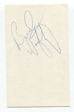 Brad Daugherty Signed 3x5 Index Card Autographed Basketball Cleveland Cavaliers