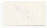 Gene - Matt James Signed 3x5 Index Card Autographed Signature Band Drummer