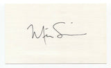 Mira Sorvino Signed 3x5 Index Card Autographed Vintage Signature