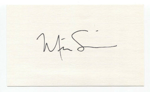 Mira Sorvino Signed 3x5 Index Card Autographed Vintage Signature