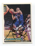 1995-96 Upper Deck Hersey Hawkins Signed Card NBA Basketball Autograph AUTO #151