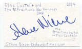 Steve Nieve Signed 3x5 Index Card Autographed Signature Musician Elvis Costello