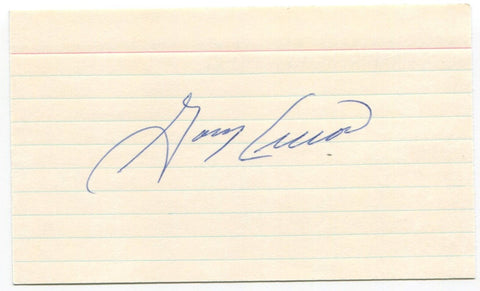 Gary Lucas Signed 3x5 Index Card Autographed MLB Baseball San Diego Padres