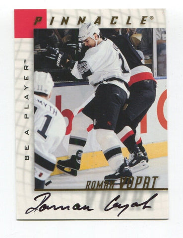 1998 Pinnacle Be A Player Roman Vopat Signed Card Hockey NHL Autograph AUTO #103