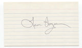 Leon Wagner Signed 3x5 Index Card Baseball Autographed Signature Angels
