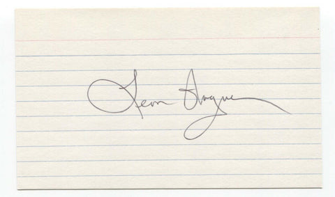 Leon Wagner Signed 3x5 Index Card Baseball Autographed Signature Angels