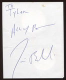 Jim Belushi Signed Note Paper Page Vintage Autographed Signature 