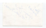 Aloysius Gigl Signed 3x5 Index Card Autograph Actor Forrest Gump