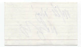 Mike "Nug" Nahrgang Signed 3x5 Index Card Autograph Signature Actor Comedian