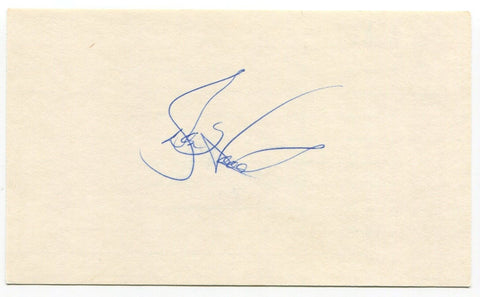 Don Hood Signed 3x5 Index Card Autographed MLB Baseball 1973 Baltimore Orioles