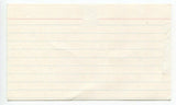 Mike DeGeorge Signed 3x5 Index Card Autographed Canadian News Host